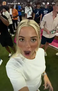 Livvy Dunne’s ‘holy crap’ reaction to Oneil Cruz’s Home Run Derby bombs