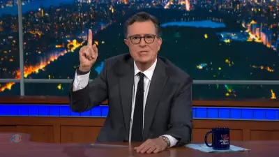Jimmy Fallon, John Oliver, Jon Stewart, Seth Meyers and other stars take over ‘The Late Show’ audience to support Stephen Colbert after cancellation news