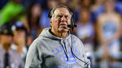 Jordon Hudson enjoys Bill Belichick's UNC debut in suite with Randy Moss as celebrities flock to Chapel Hill