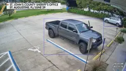 Chilling security footage captures woman's desperate escape from Florida kidnapping attempt in parking lot